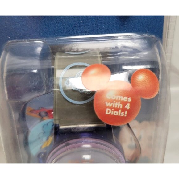 Vintage Disney Mickey Mouse Kids Watch With 4 Interchangeable Dials 28 Logo NOS - Picture 2 of 8